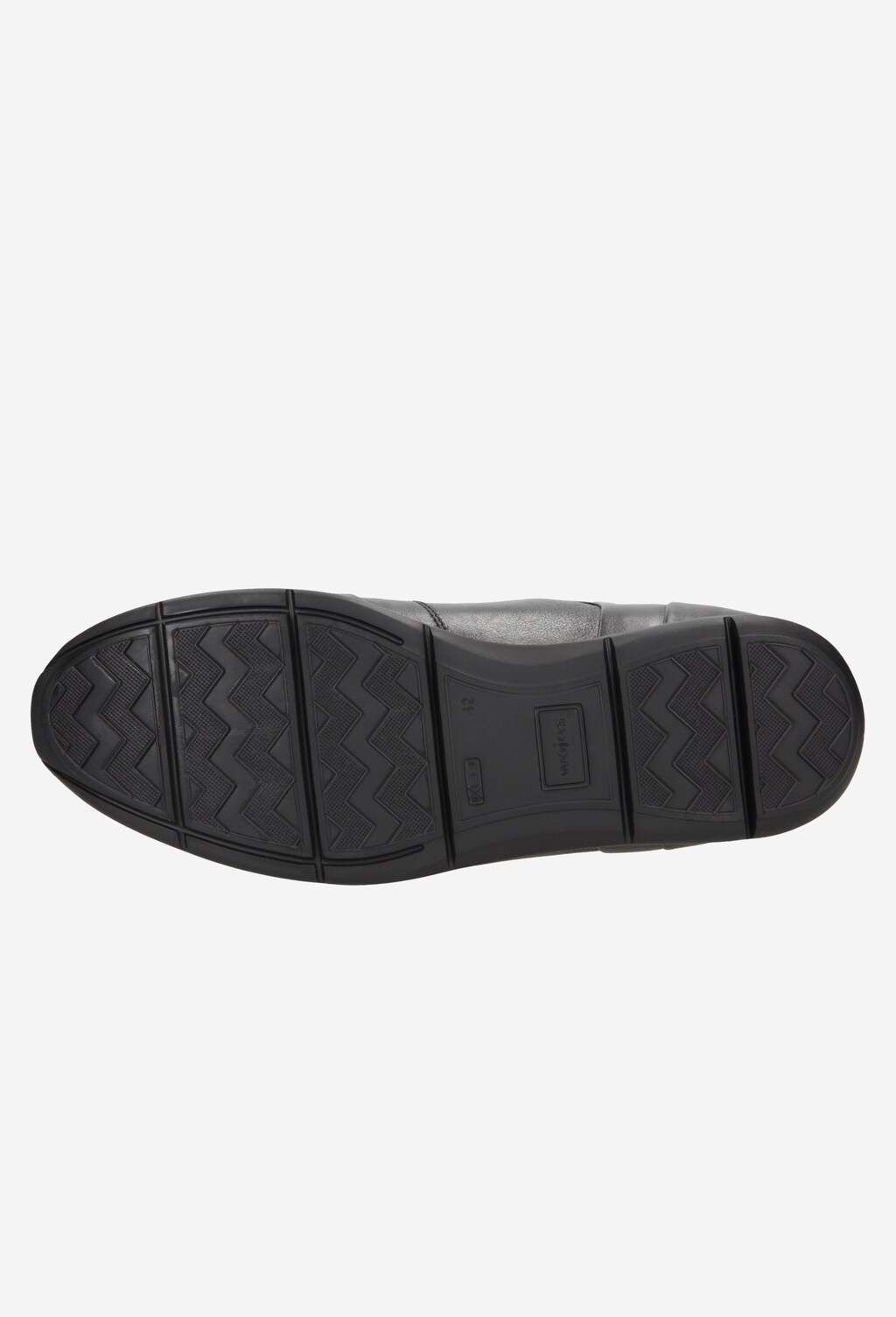 Czarne zimowe trzewiki męskie sznurowane 7232-51 Widok 5