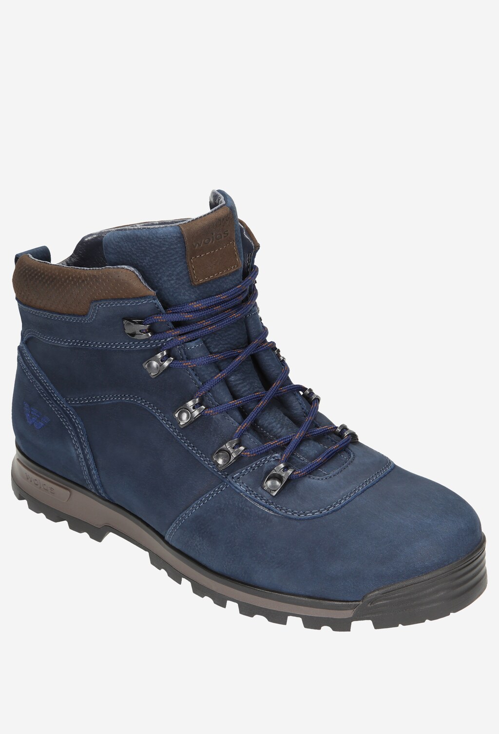 Granatowe sznurowane trzewiki męskie 6219-26 Widok 3