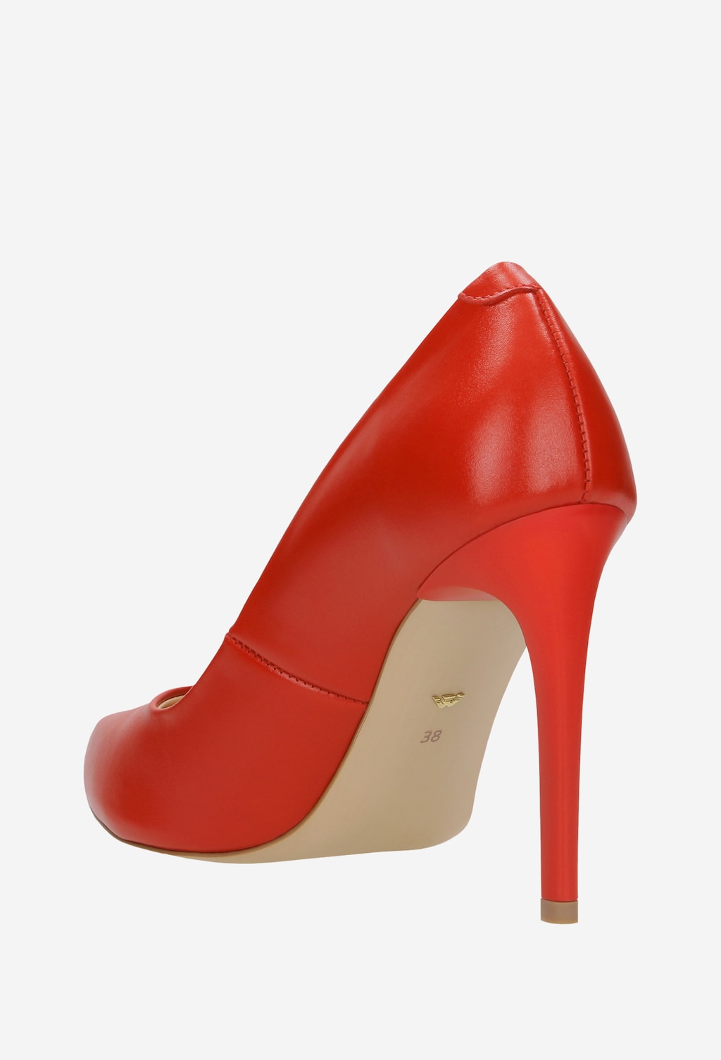 Hviezdou kdekoľvek s dámskymi lodičkami v červenej farbe 8357-55 Widok 4