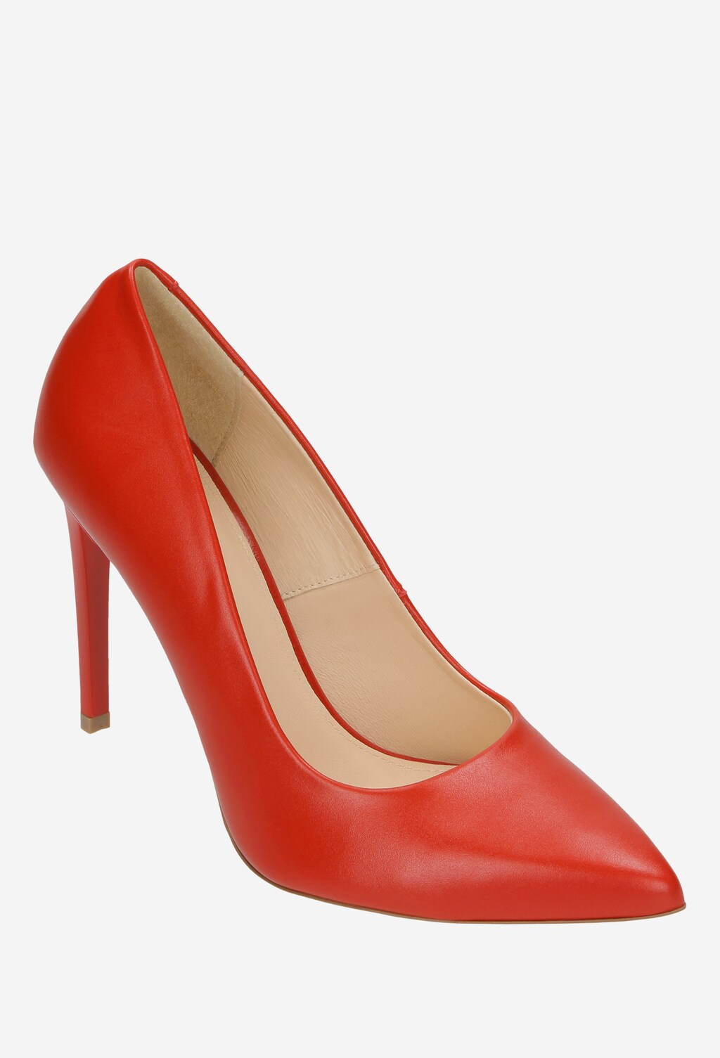 Hviezdou kdekoľvek s dámskymi lodičkami v červenej farbe 8357-55 Widok 3