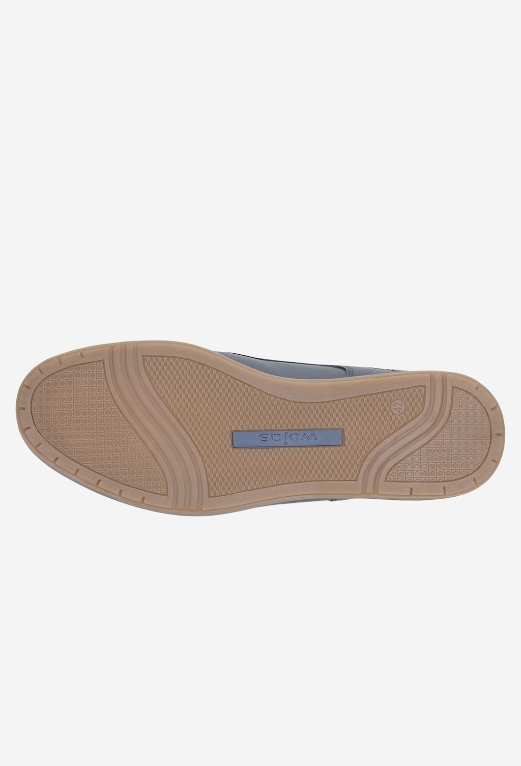 Granatowe trzewiki męskie z brązowymi wstawkami 8209-56 Widok 5