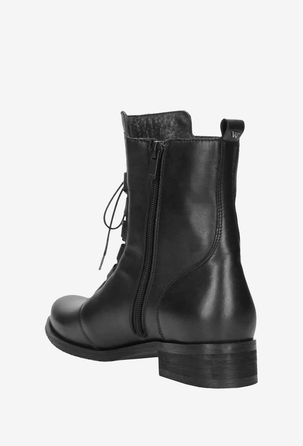 Czarne trzewiki damskie 8672-51 Widok 4