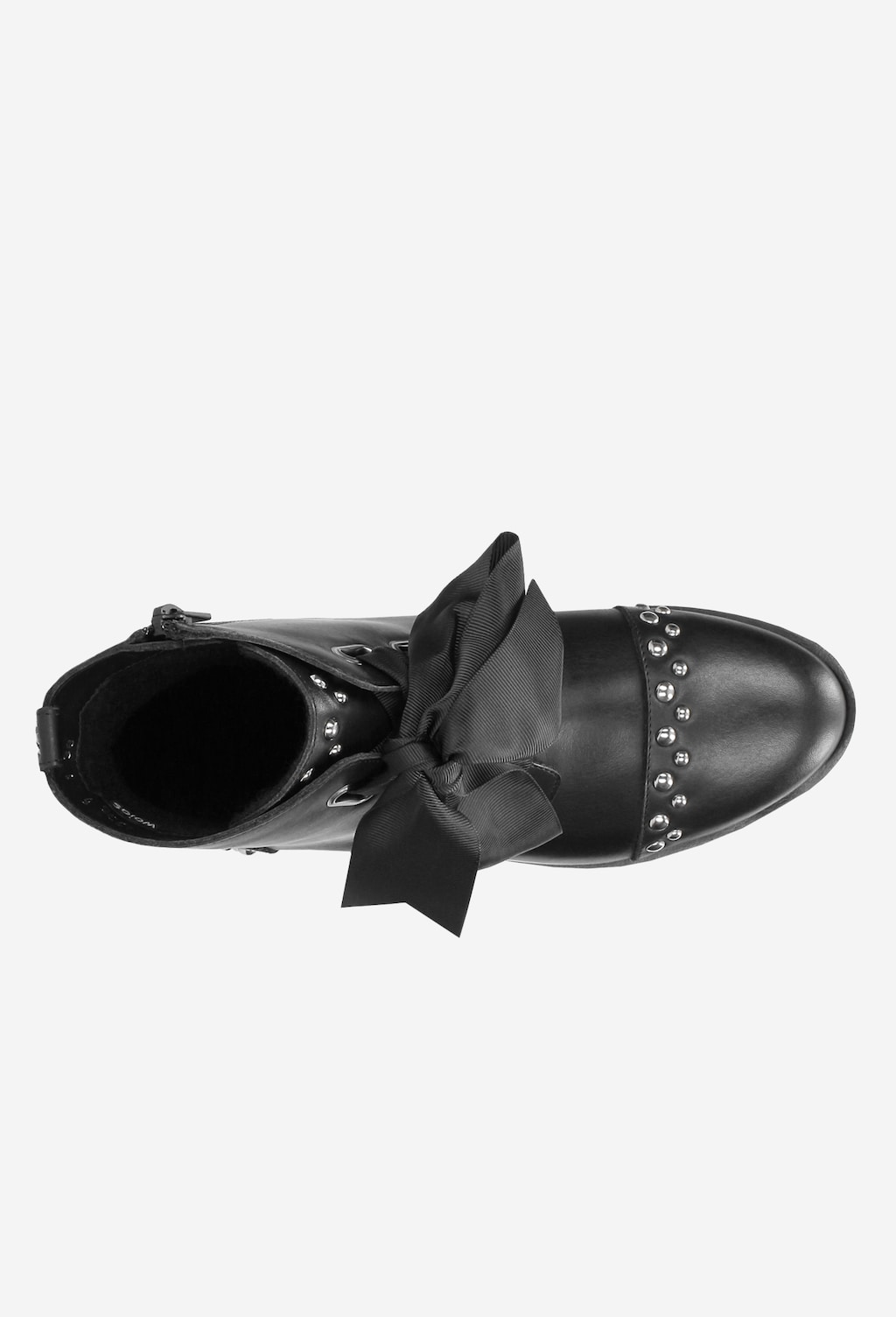 Czarne trzewiki damskie 8686-51 Widok 4