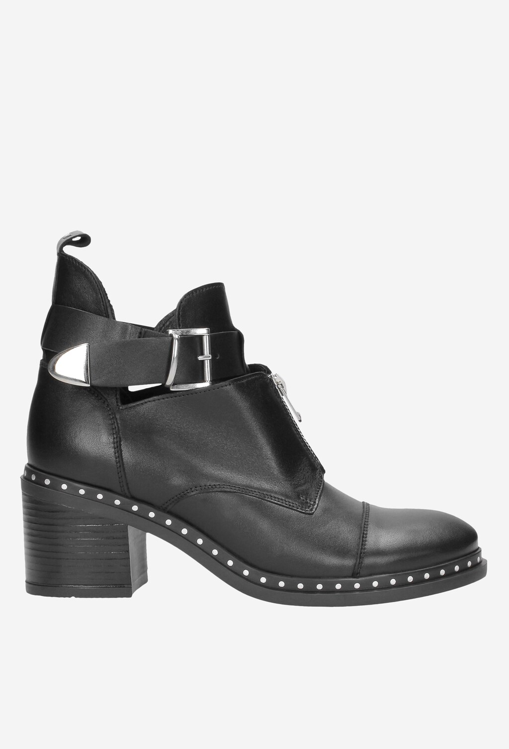 Czarne botki damskie 8576-51 Widok 2