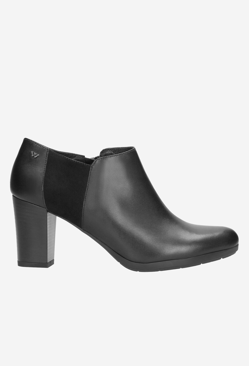 Czarne półbuty damskie 8547-71 Widok 1