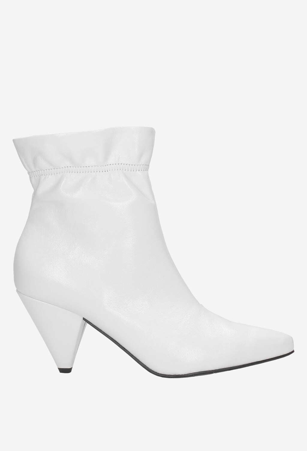 Białe damskie botki 8645-59 Widok 2