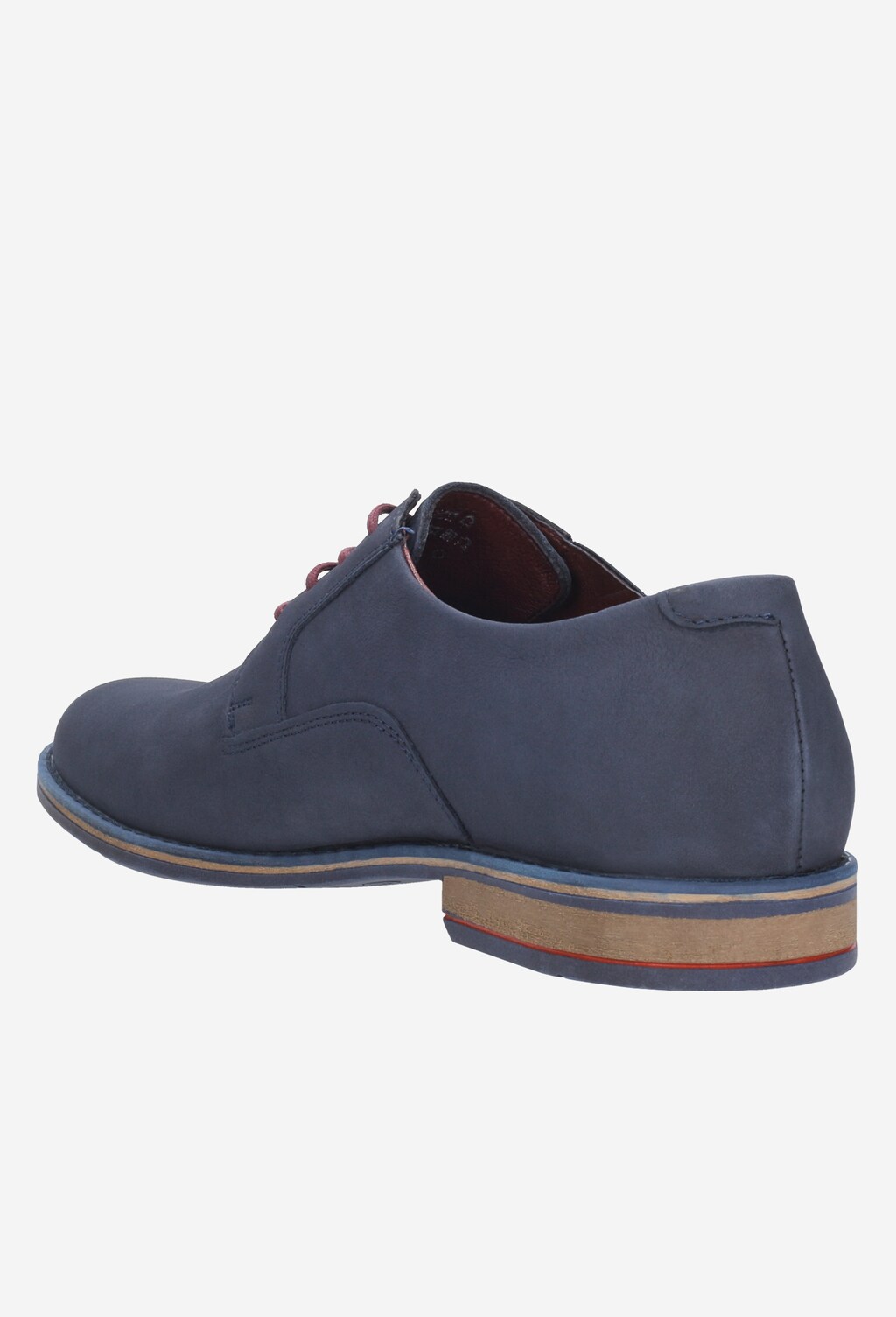 Granatowe półbuty męskie 8099-26 Widok 4