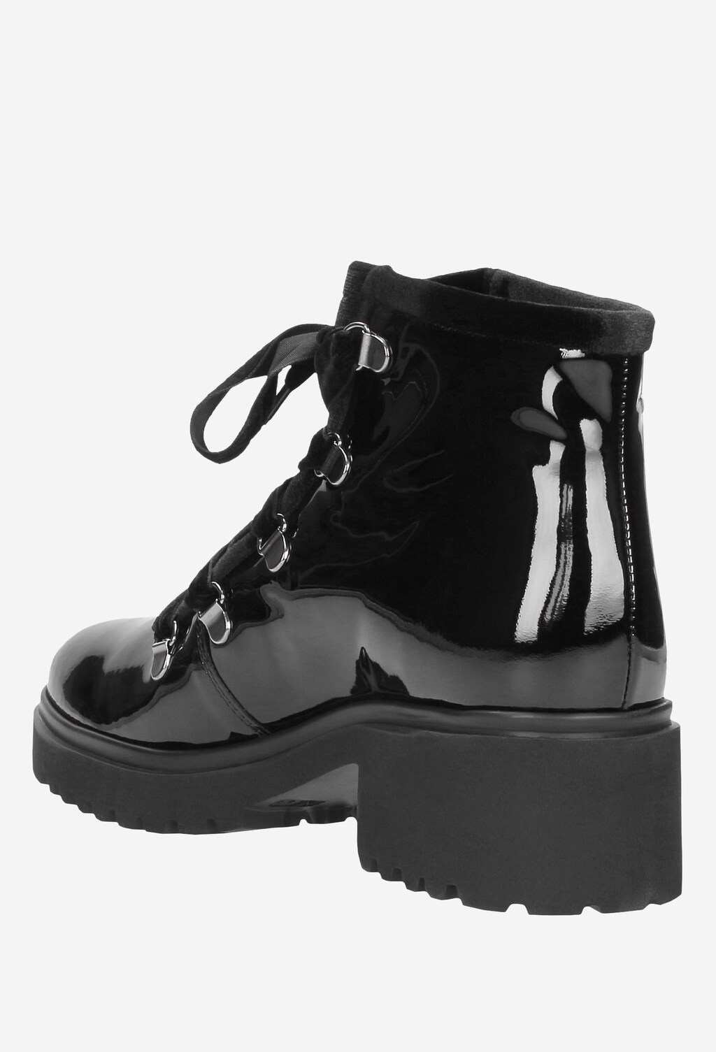 Czarne trzewiki damskie 8657-31 Widok 4