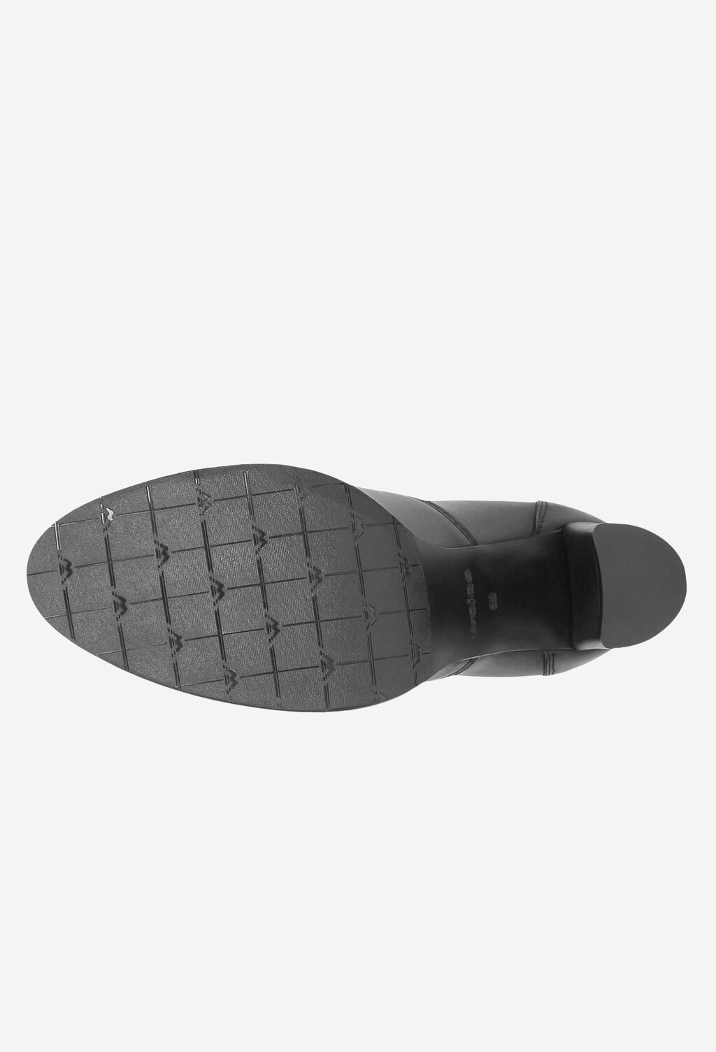 Czarne botki damskie 8618-51 Widok 5