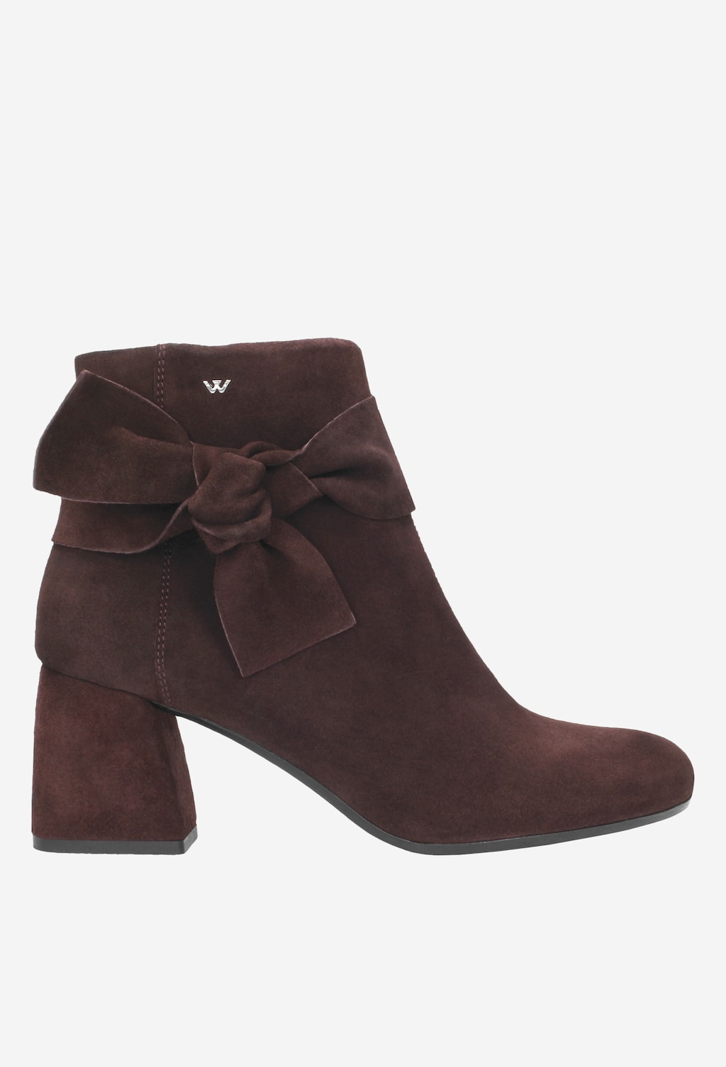 Bordowe botki damskie 8586-65 Widok 2