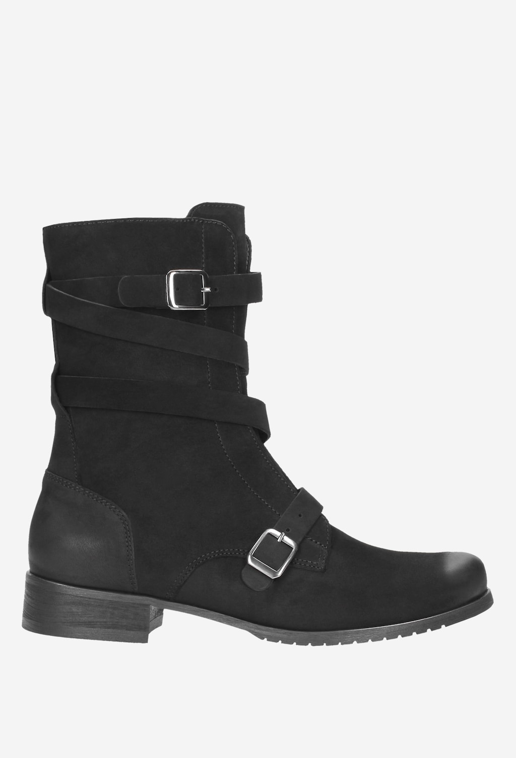 Czarne botki damskie 8578-21 Widok 2