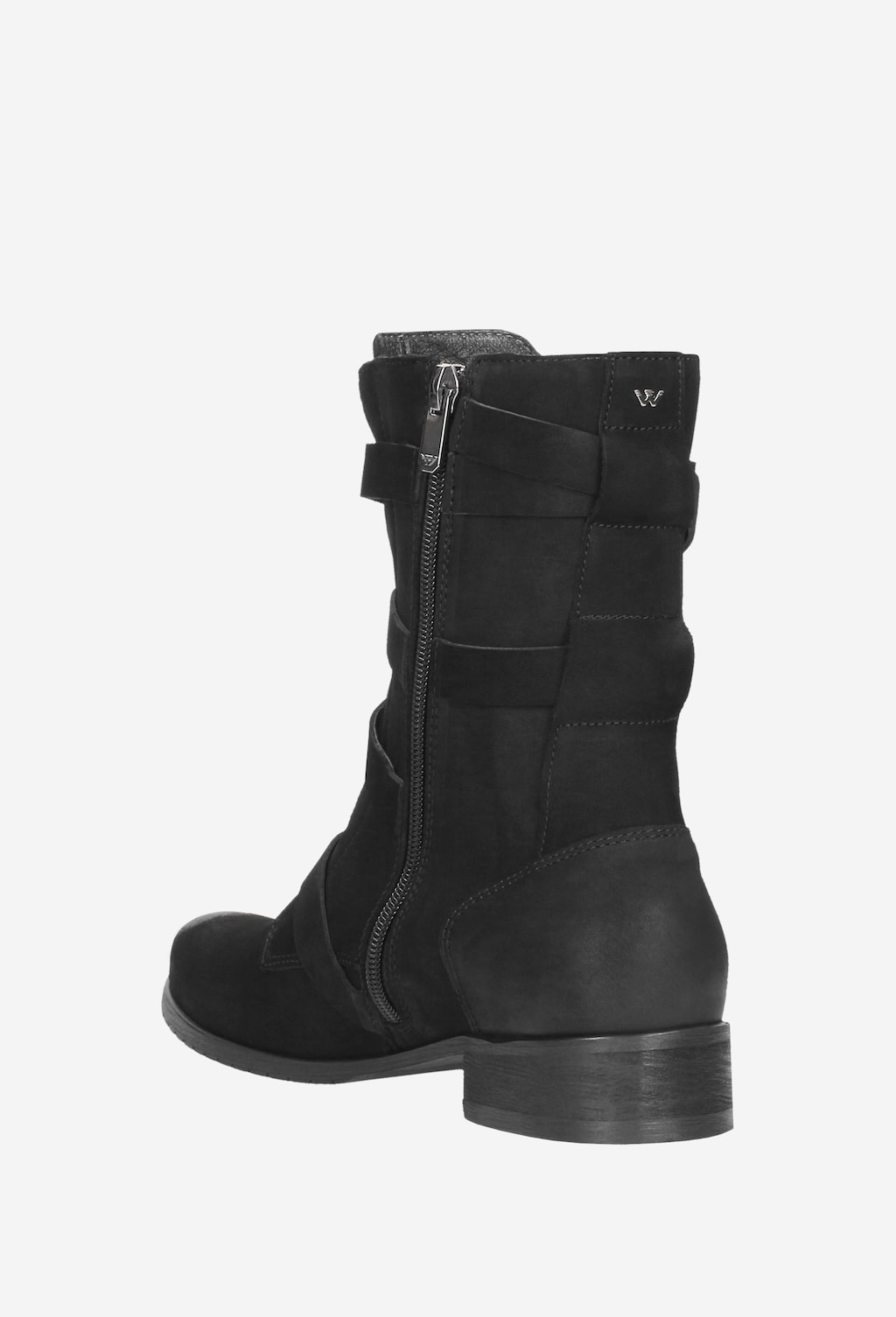 Czarne botki damskie 8578-21 Widok 4