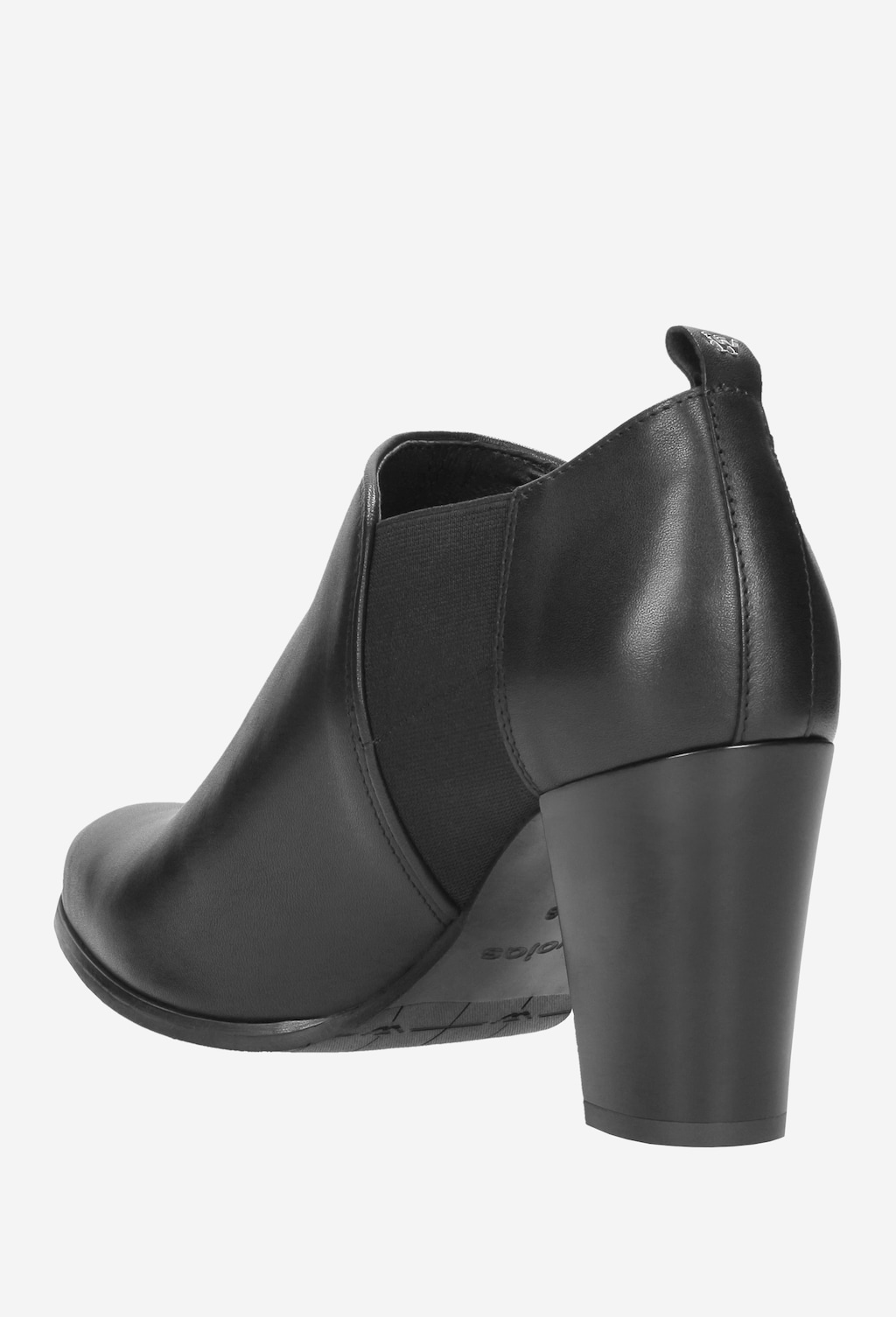 Czarne botki damskie 8533-51 Widok 4