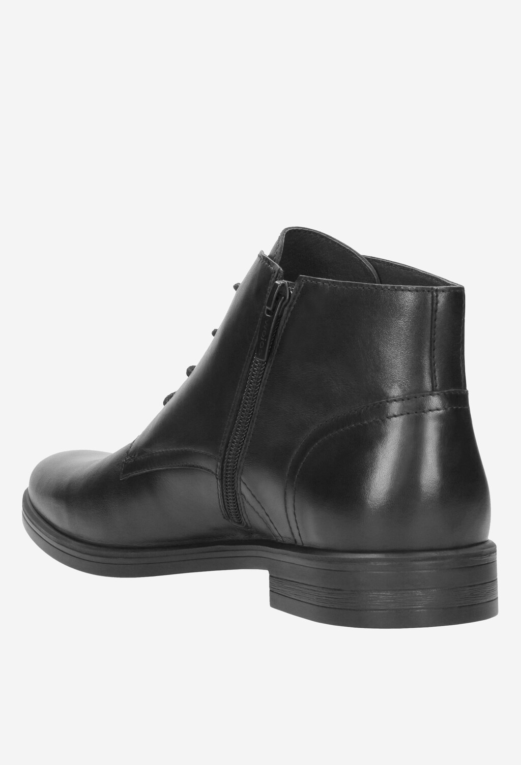 Czarne trzewiki męskie 8242-51 Widok 3