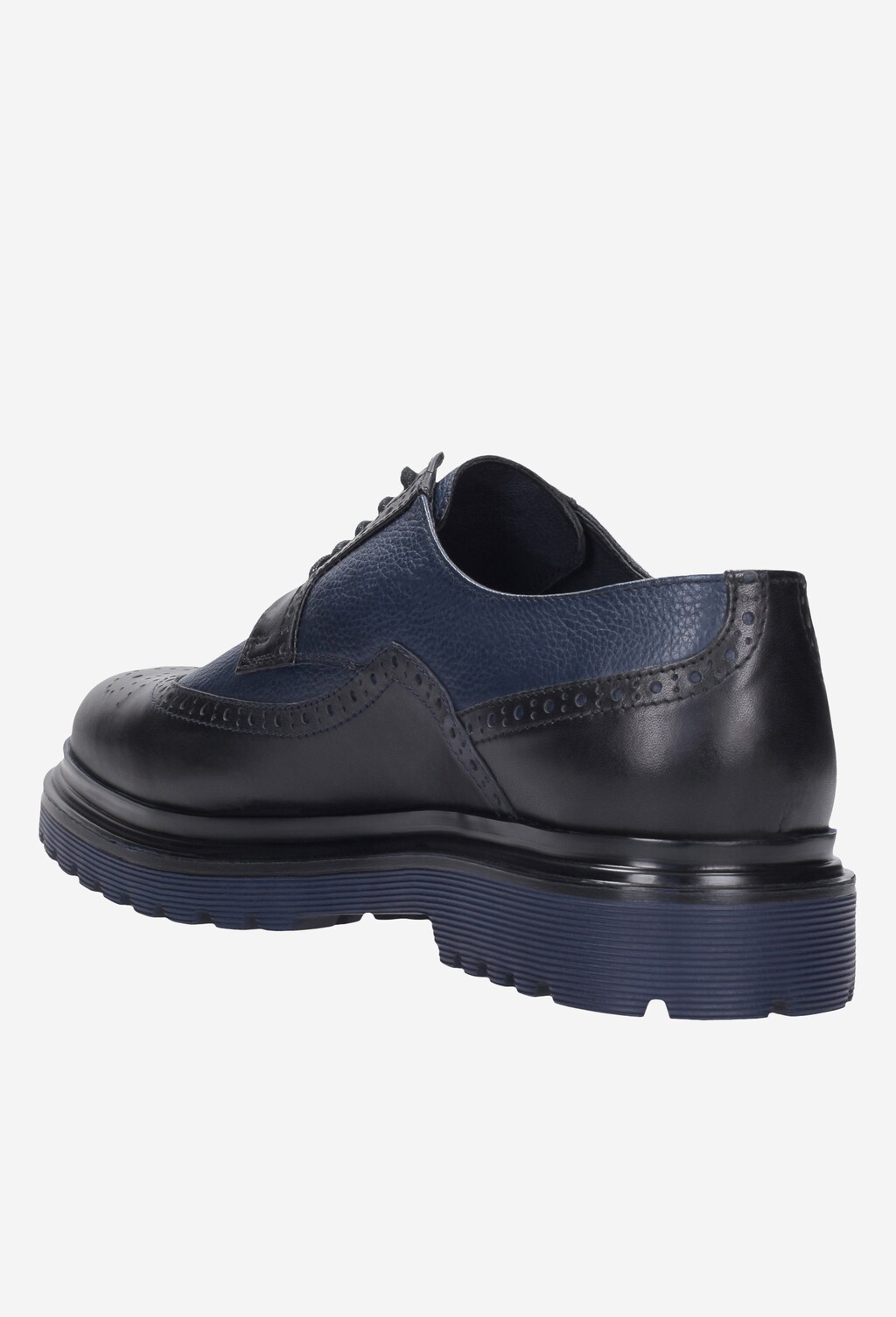 Czarne męskie półbuty 8093-51 Widok 3