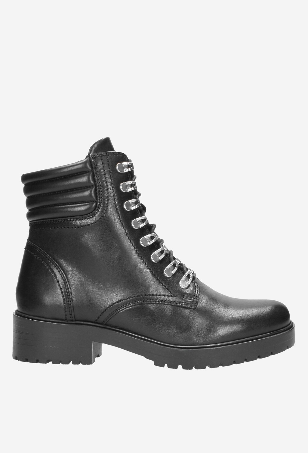 Czarne trzewiki damskie 8676-51 Widok 2