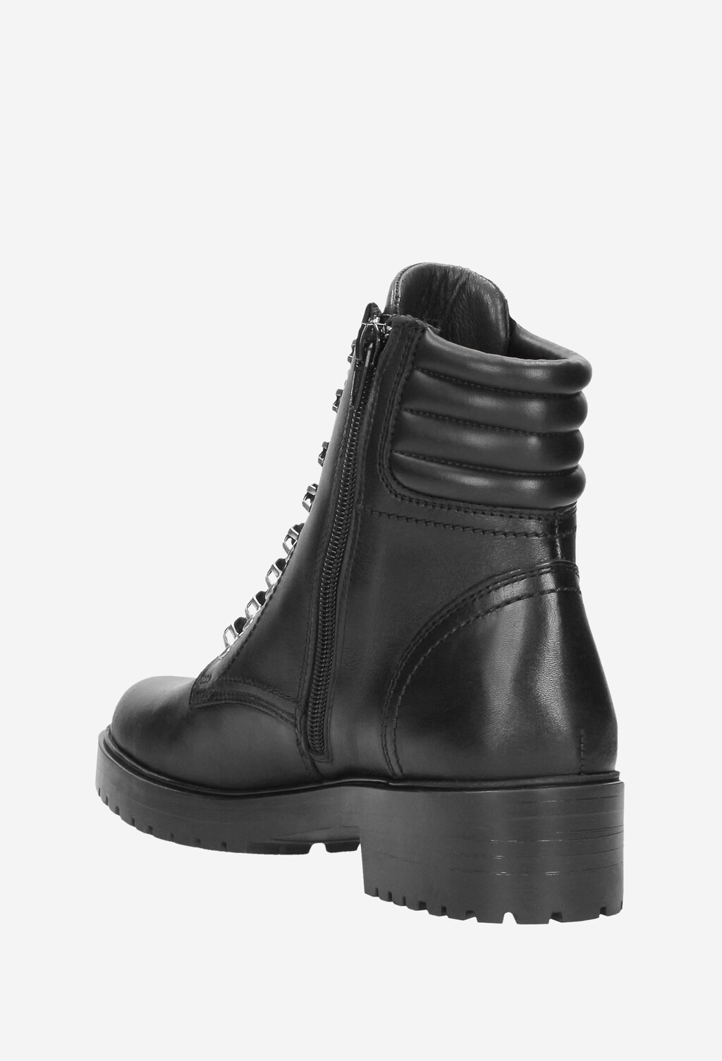 Czarne trzewiki damskie 8676-51 Widok 4