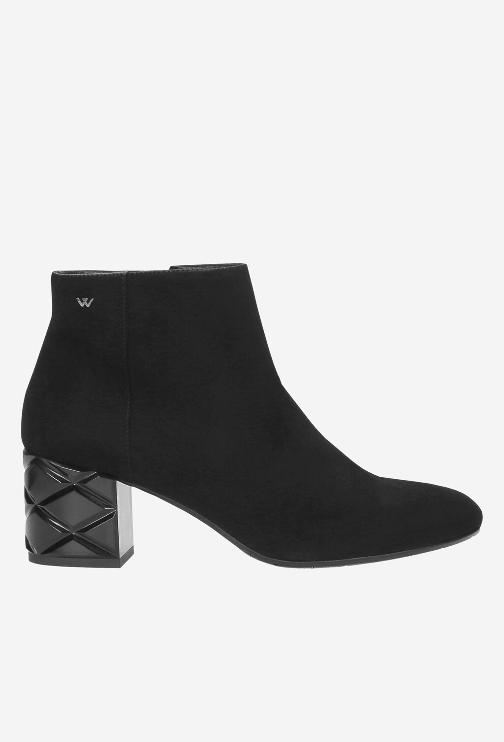 Czarne botki damskie 8606-61 Widok 2