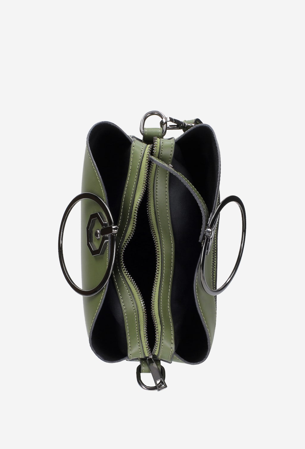 Zielona torebka damska 8878-57 Widok 6