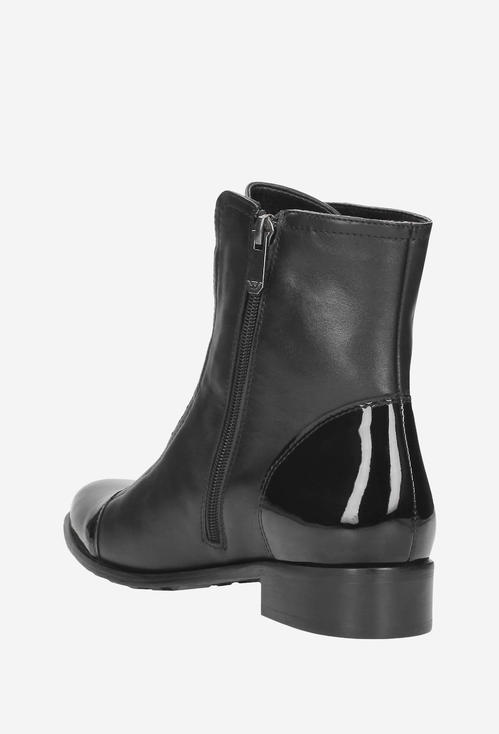 Czarne botki damskie 8630-71 Widok 4