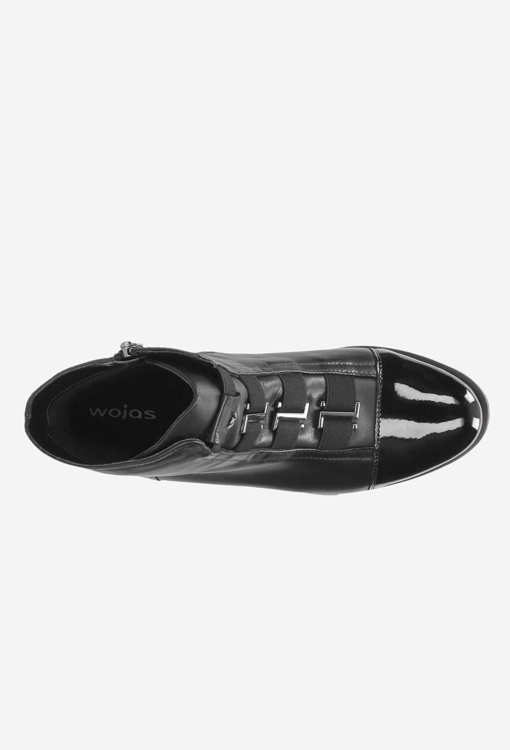 Czarne botki damskie 8630-71 Widok 5