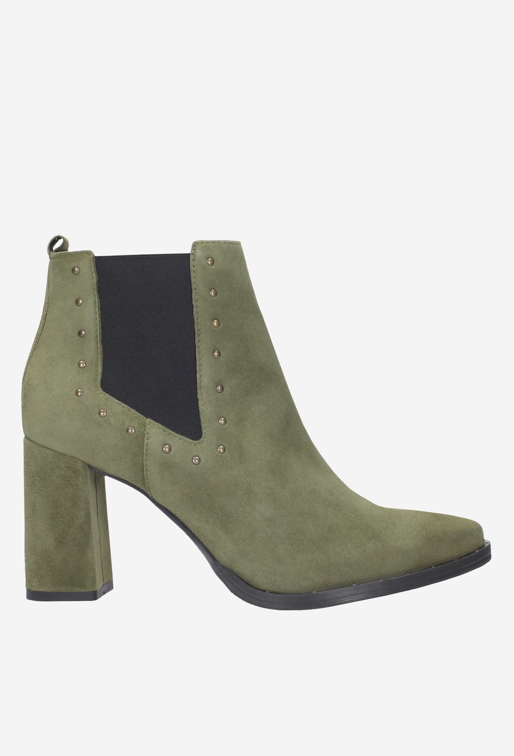 Zielone botki damskie 8570-67 Widok 2