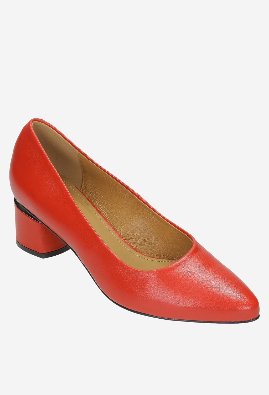 Czerwone czółenka damskie 8399-55 Widok 3
