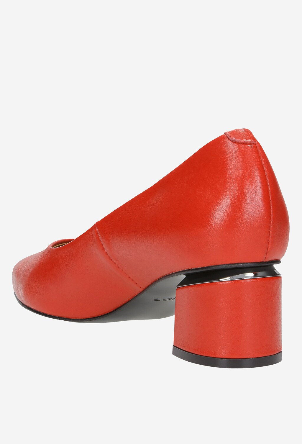 Czerwone czółenka damskie 8399-55 Widok 4