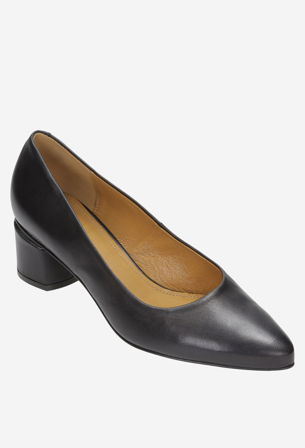 Czarne czółenka damskie 8399-51 Widok 2