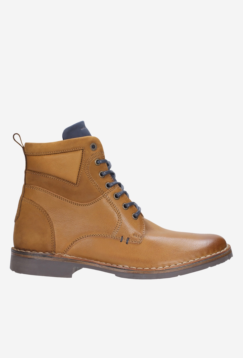 Brązowe trzewiki męskie 8236-73 Widok 1