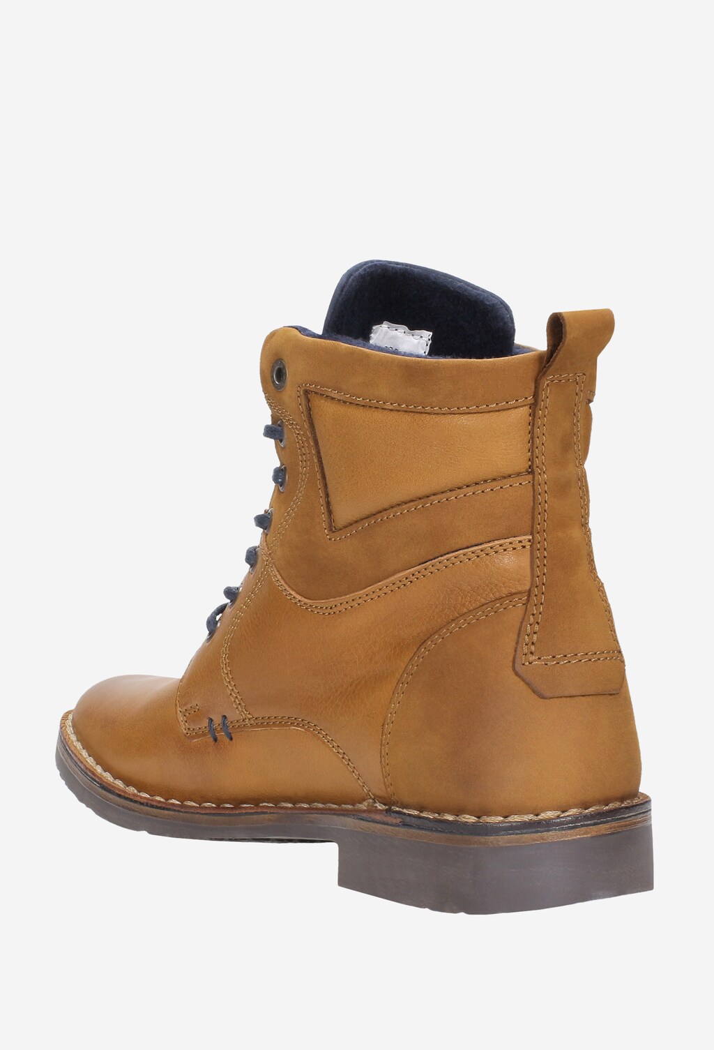 Brązowe trzewiki męskie 8236-73 Widok 3