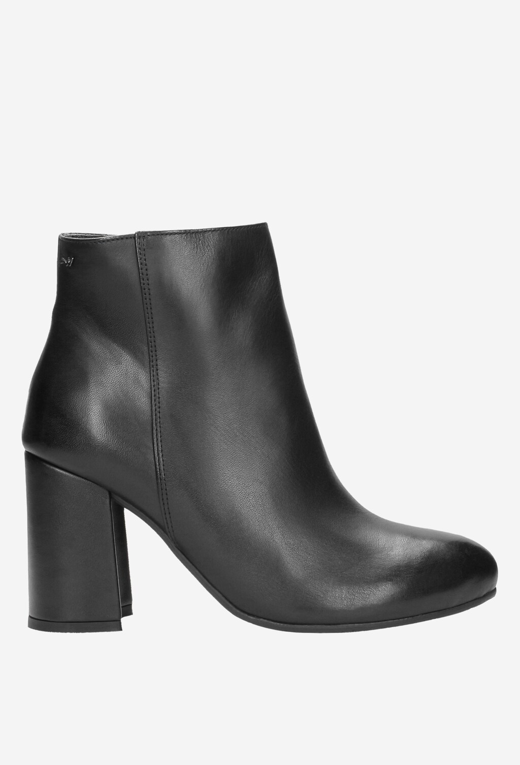 Czarne botki damskie 8609-51 Widok 2