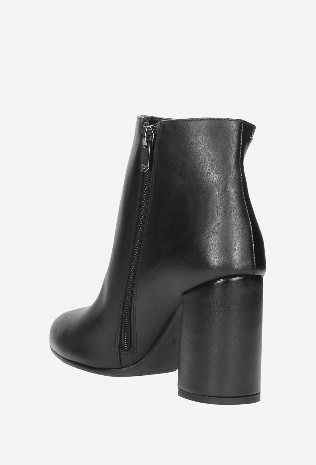 Czarne botki damskie 8609-51 Widok 4