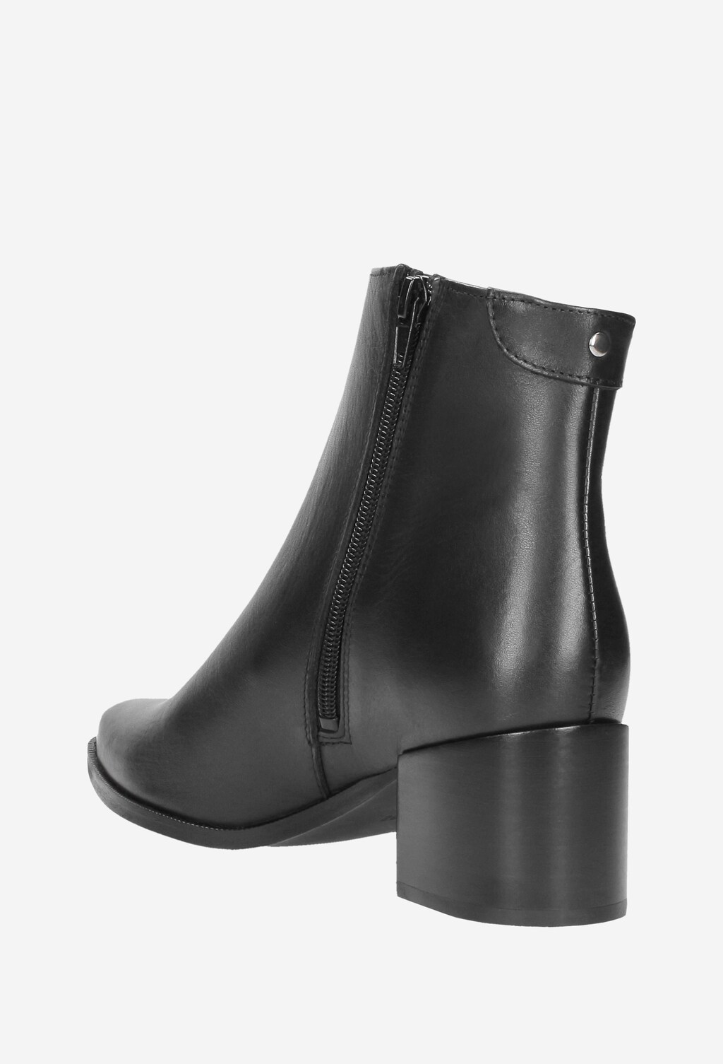 Czarne botki damskie 8632-51 Widok 4