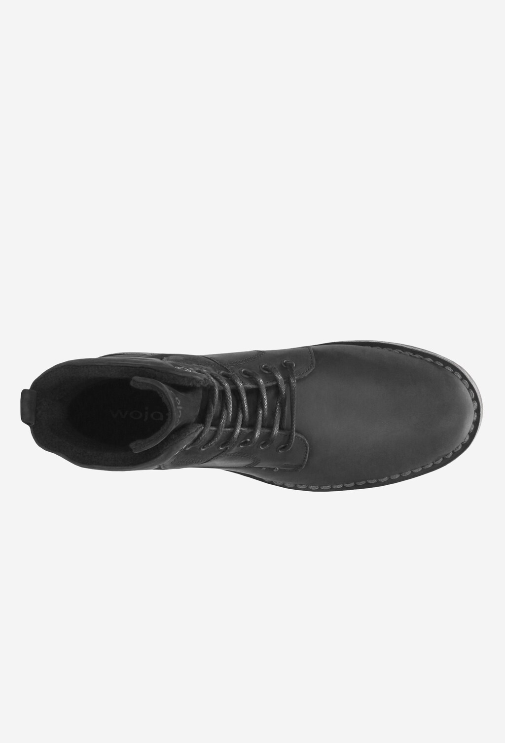 Czarne trzewiki męskie 8236-71 Widok 4