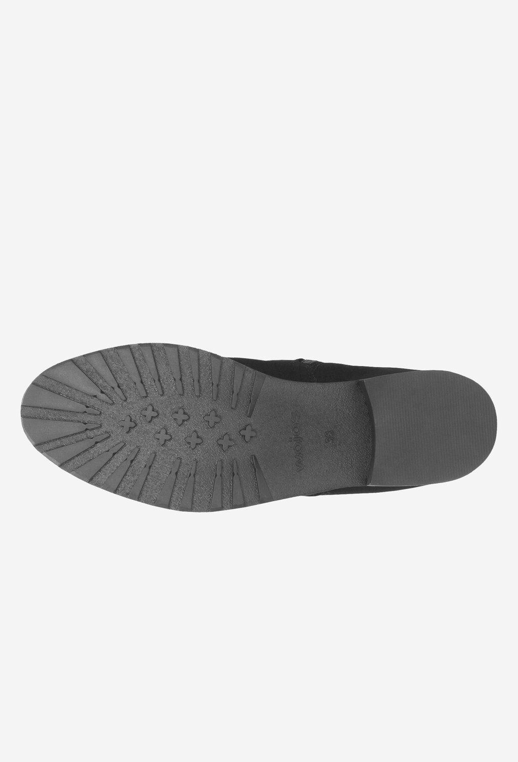 Czarne trzewiki damskie 8668-51 Widok 6