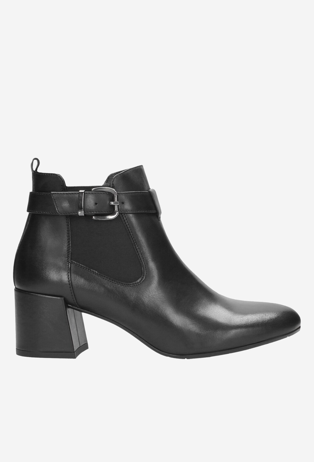 Czarne botki damskie 8607-51 Widok 2