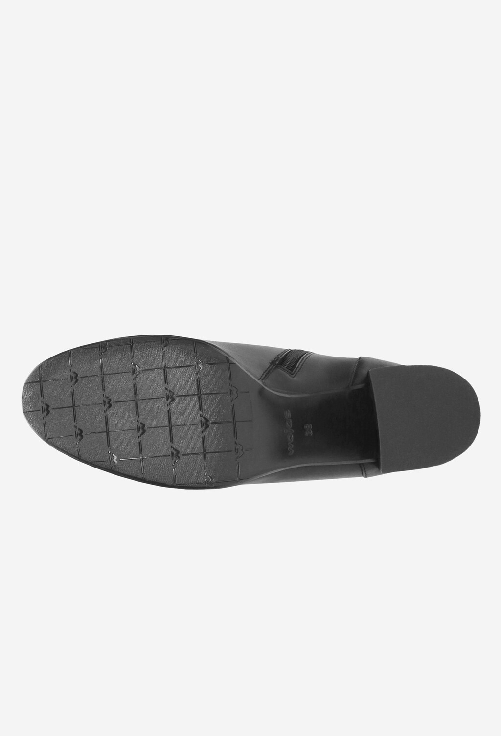 Czarne botki damskie 8607-51 Widok 6