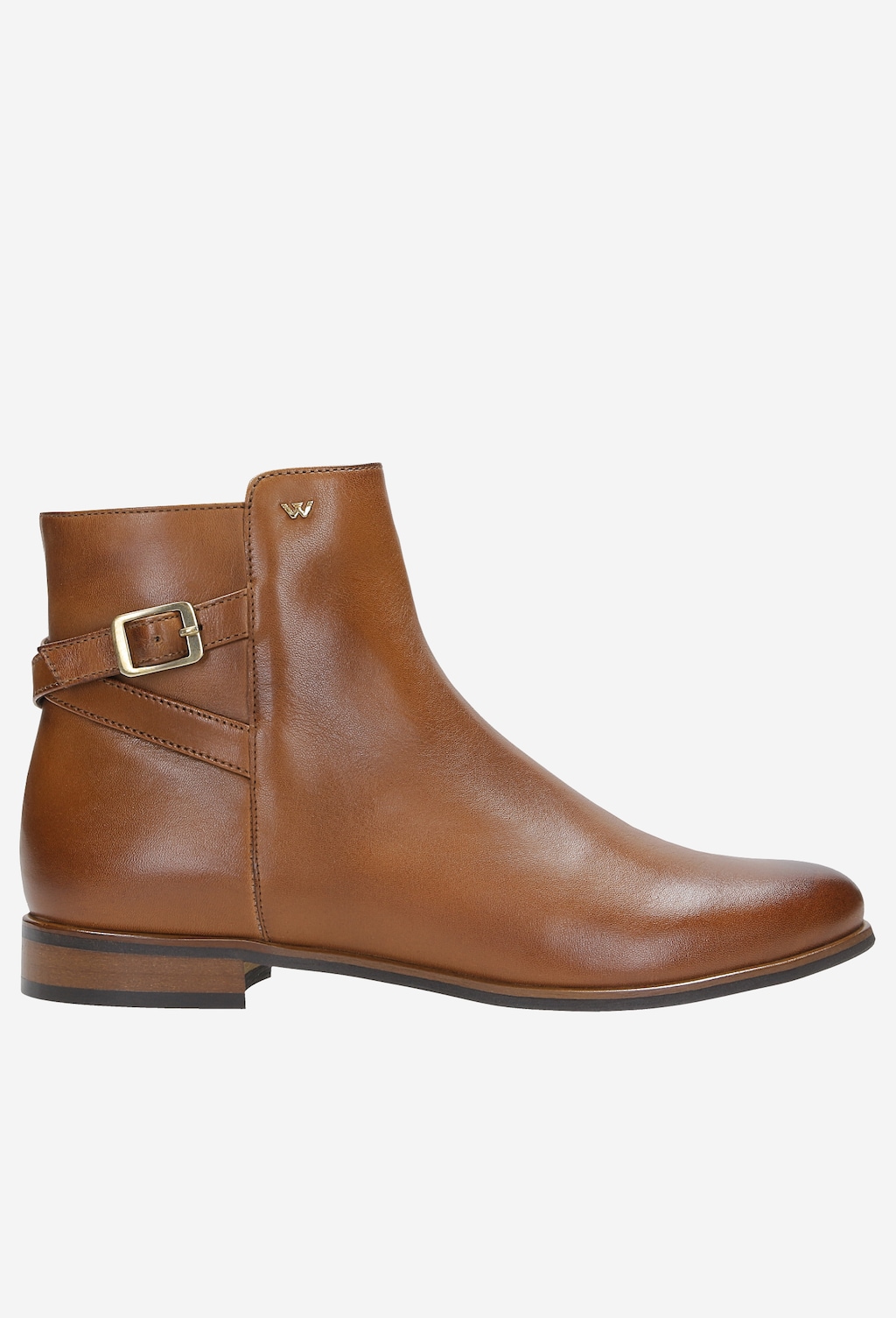 Brązowe botki damskie 8628-52 Widok 2