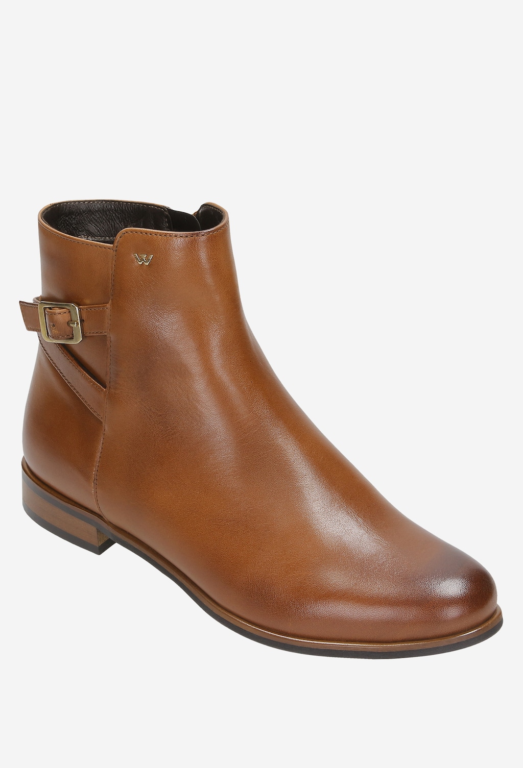 Brązowe botki damskie 8628-52 Widok 3