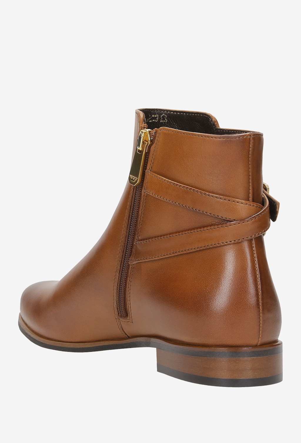 Brązowe botki damskie 8628-52 Widok 4