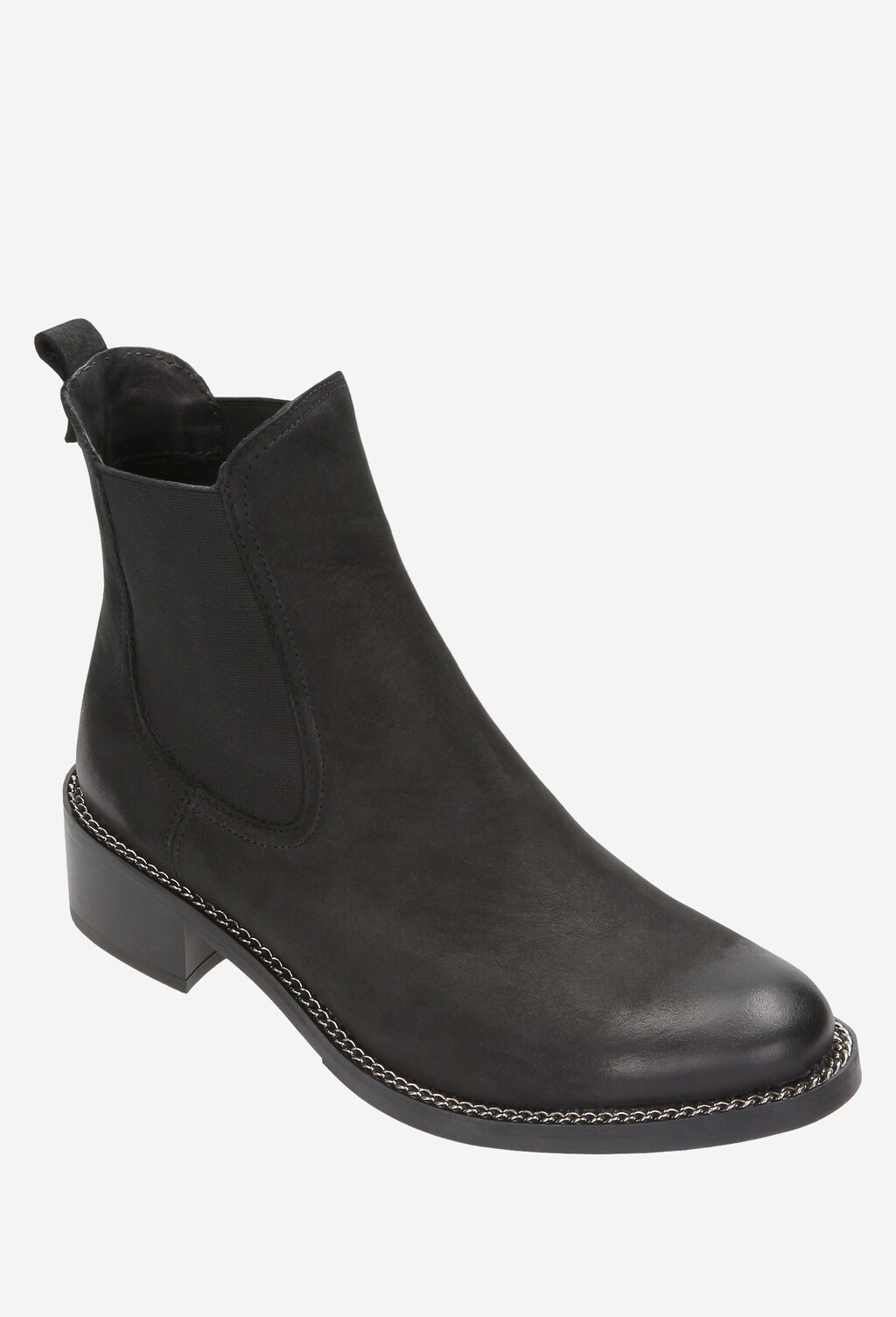 Czarne botki damskie 8620-21 Widok 3