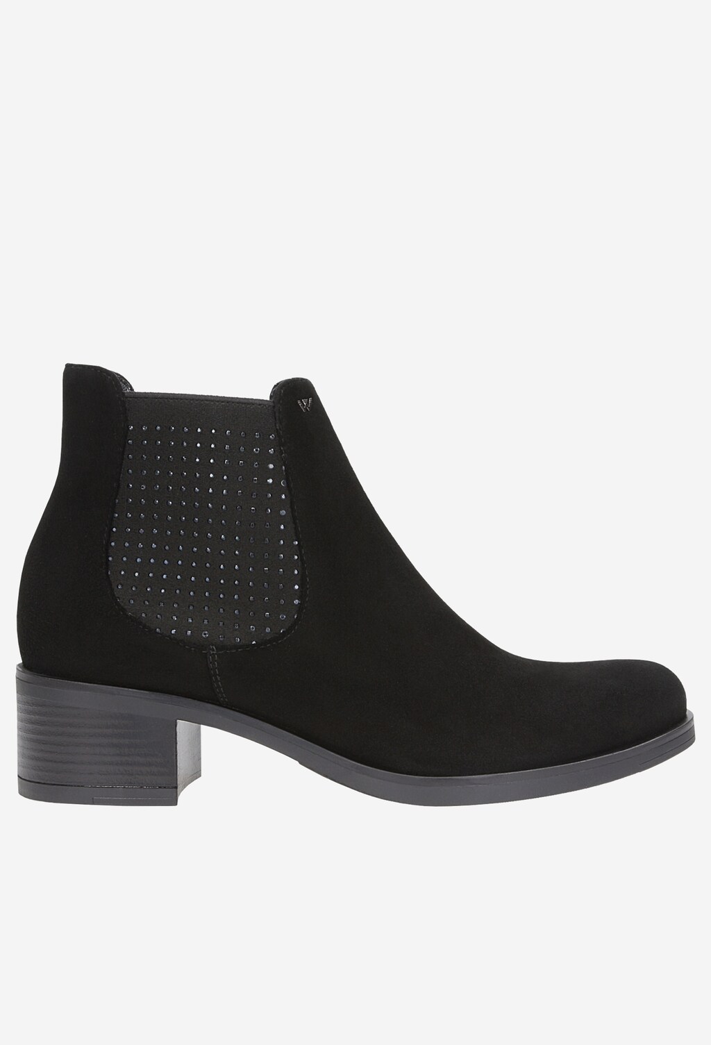 Czarne botki damskie 8616-61 Widok 2