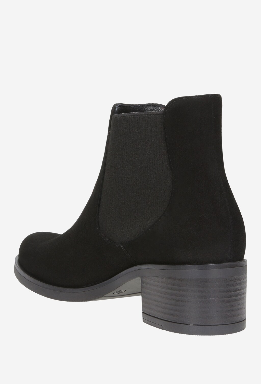 Czarne botki damskie 8616-61 Widok 4