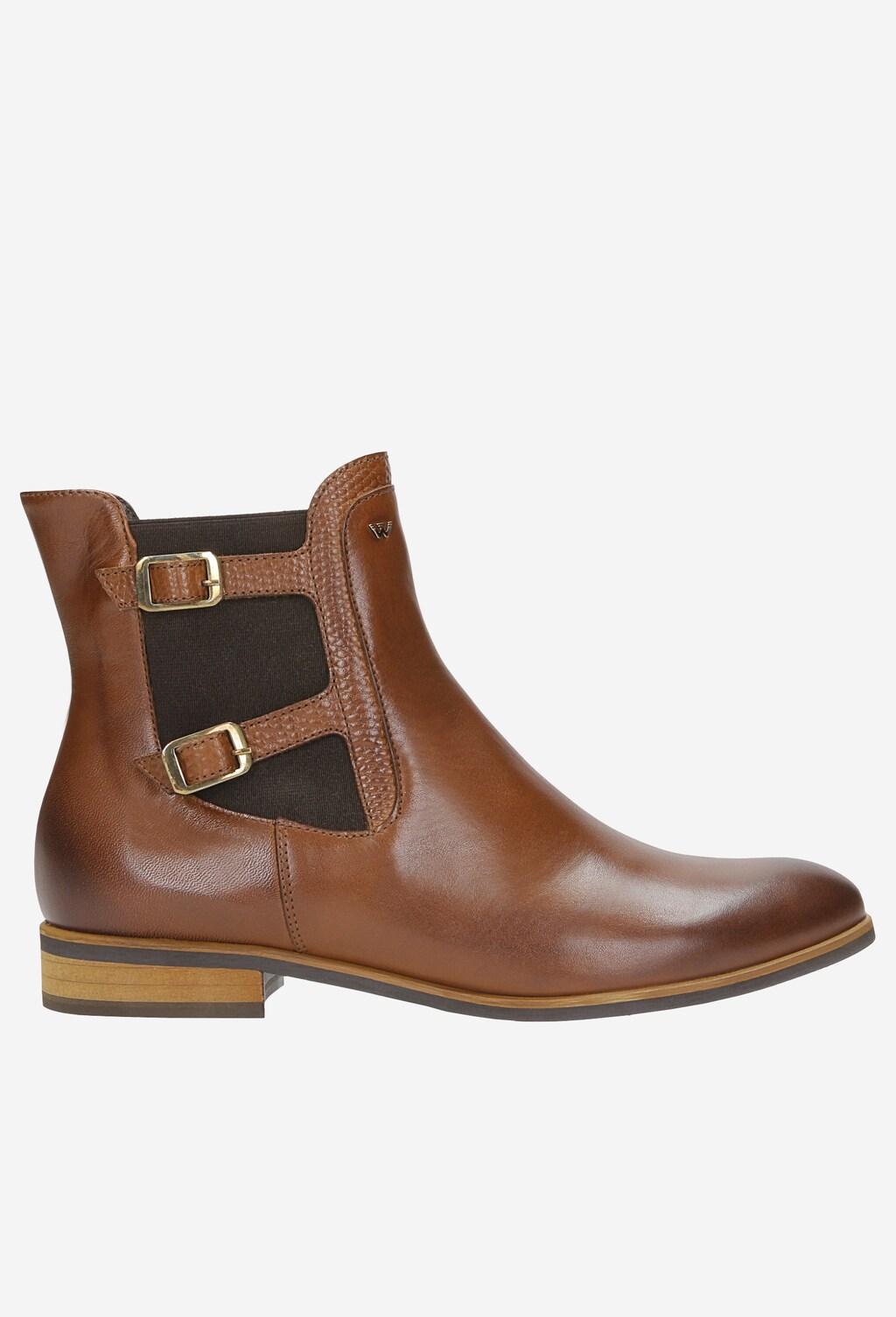 Brązowe botki damskie 8613-52 Widok 2