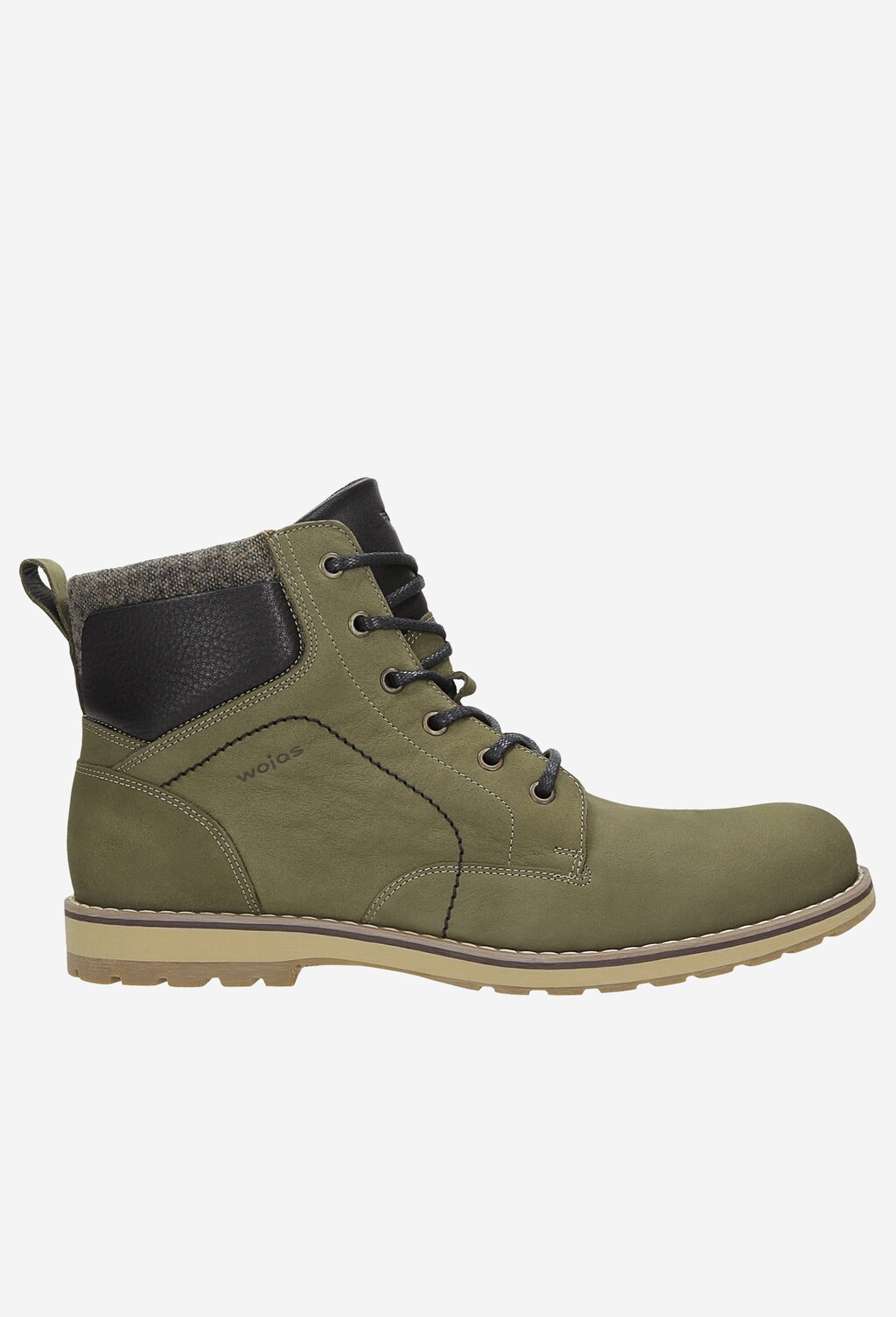Zielone trzewiki męskie 8231-77 Widok 1