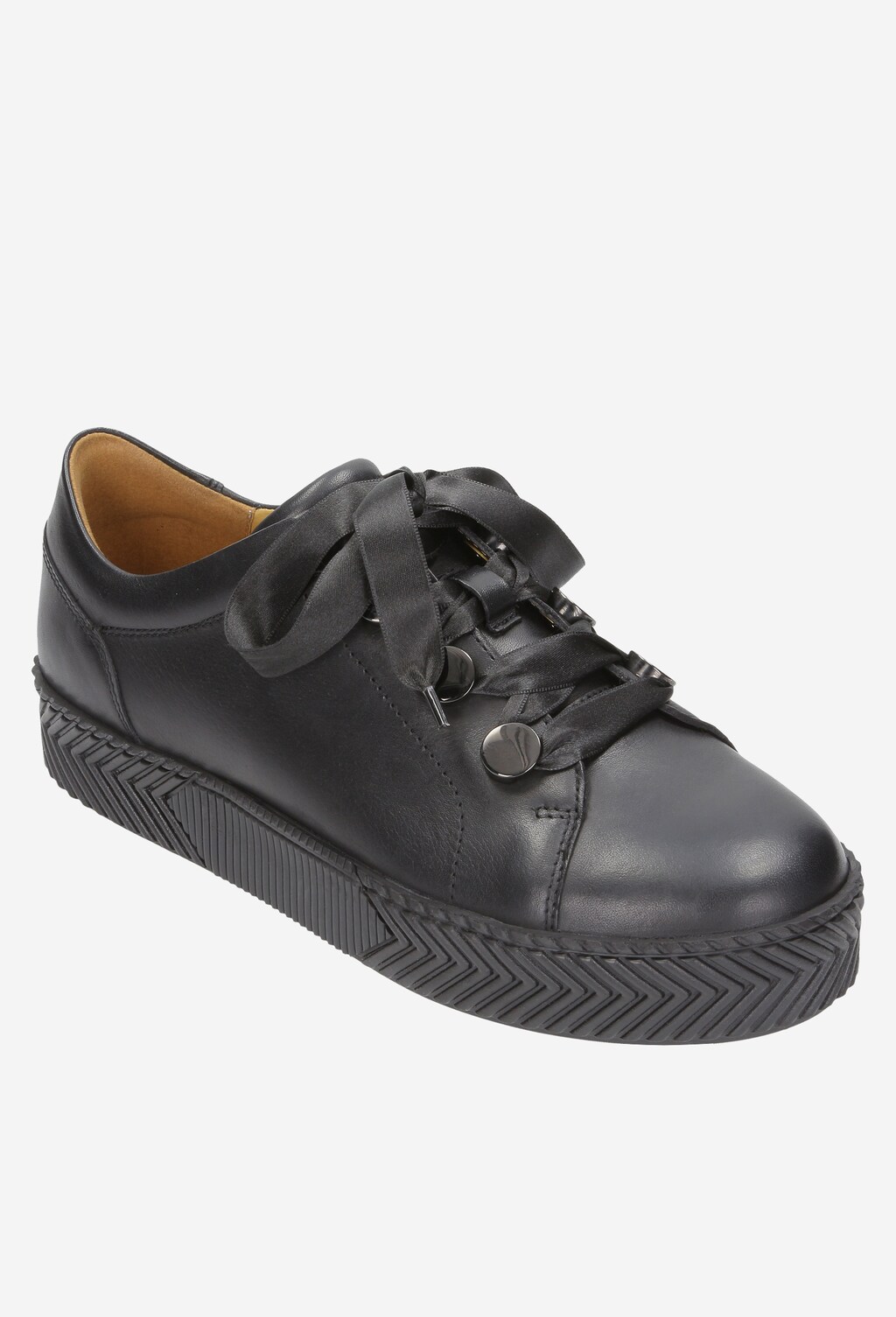 Czarne damskie trampki 8538-51 Widok 3