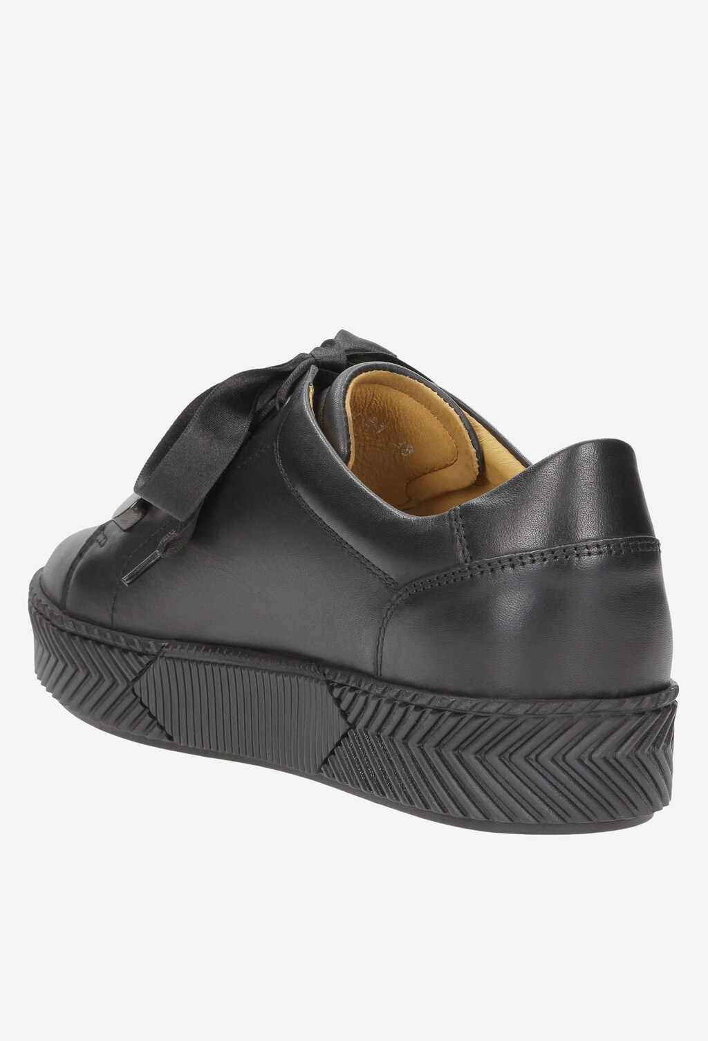 Czarne damskie trampki 8538-51 Widok 4