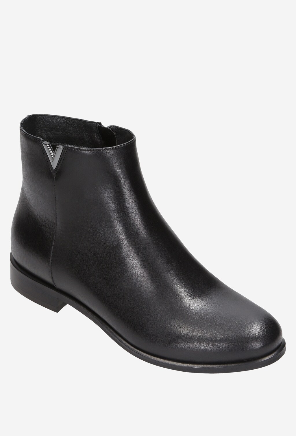 Czarne botki damskie 8585-51 Widok 2