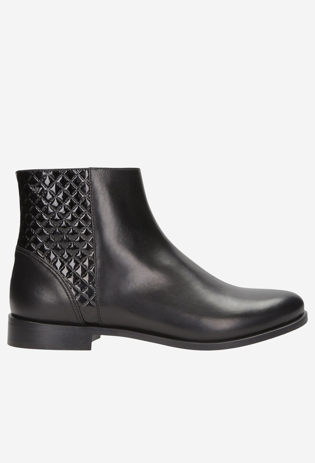 Czarne botki damskie 8587-71 Widok 1